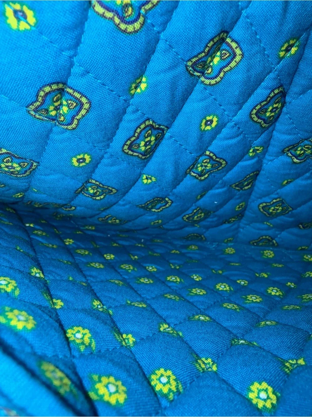 Blue & Green Quilted Paisley Messenger Bag - Women's Laptop Crossbody